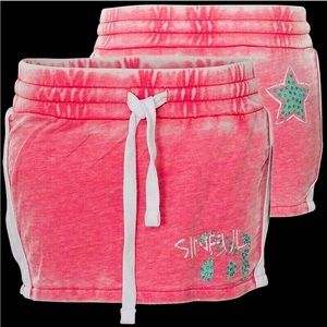 Y2K 2000s Mini Skirt Drawstring Knit Sweat Skirt Foldover Size S Small Vintage